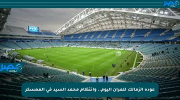 عودة الزمالك للمران اليوم.. وانتظام محمد السيد في المعسكر